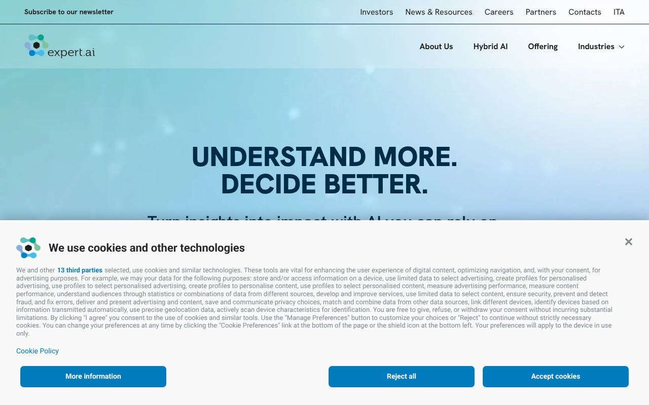 expert.ai screenshot 1