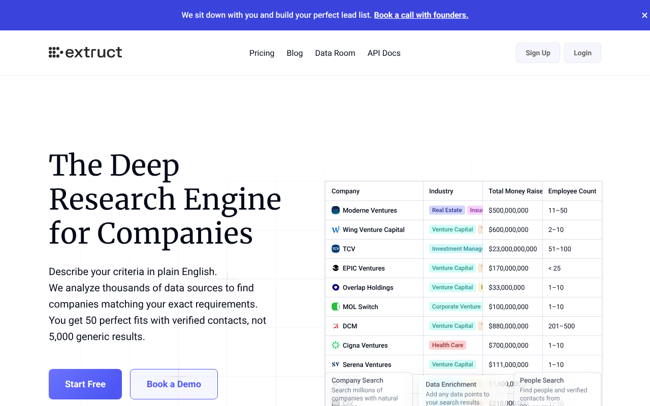 Extruct.ai screenshot 1