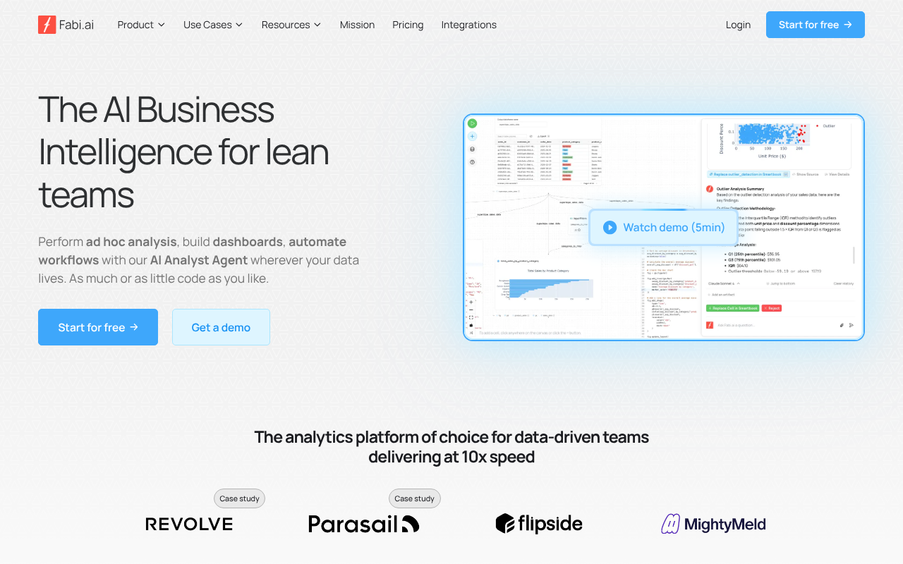 Fabi.ai screenshot 1