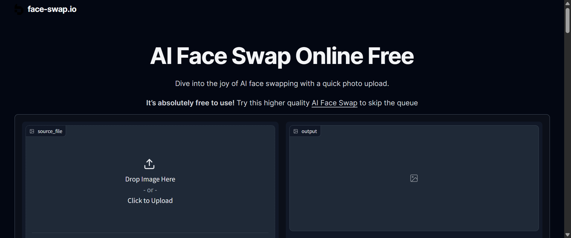 Face-Swap.io screenshot 1