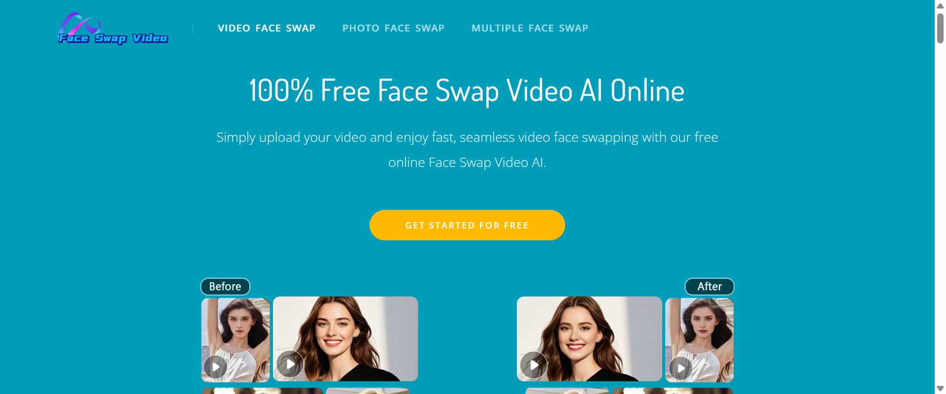 FaceSwapVideo.io screenshot 1