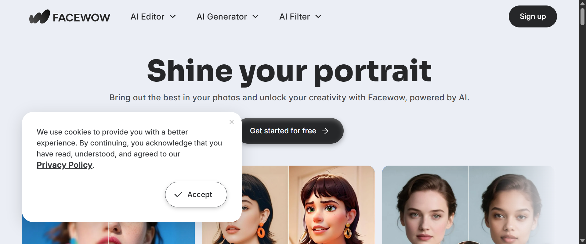 FaceWow AI screenshot 1