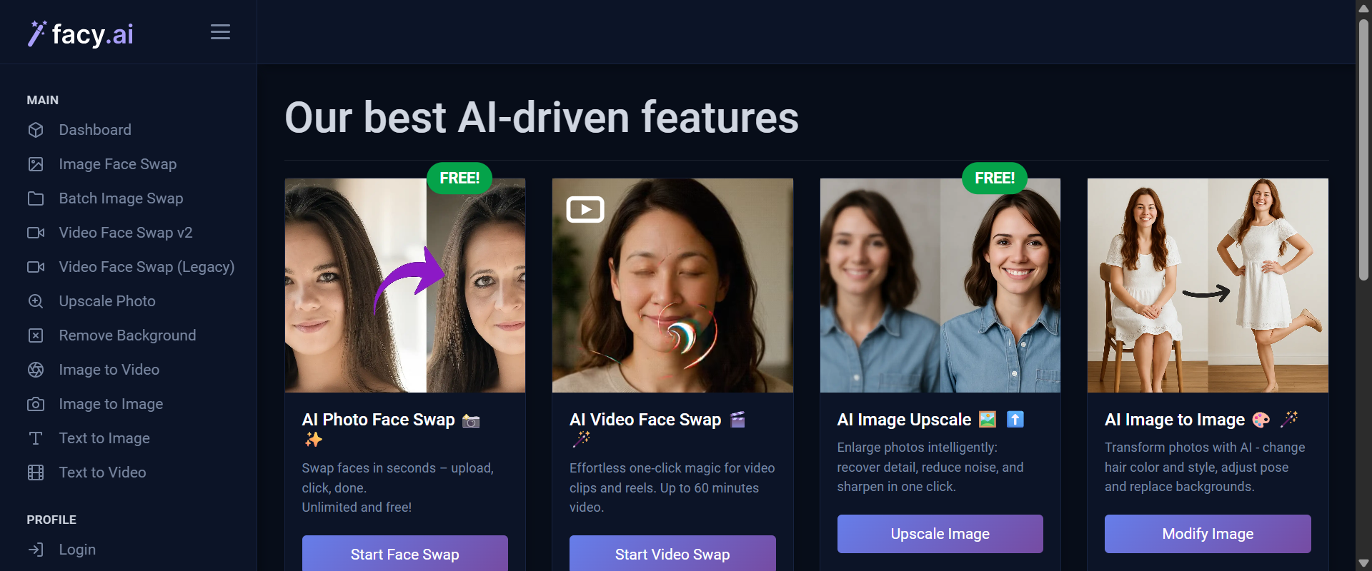 Facy AI screenshot 1