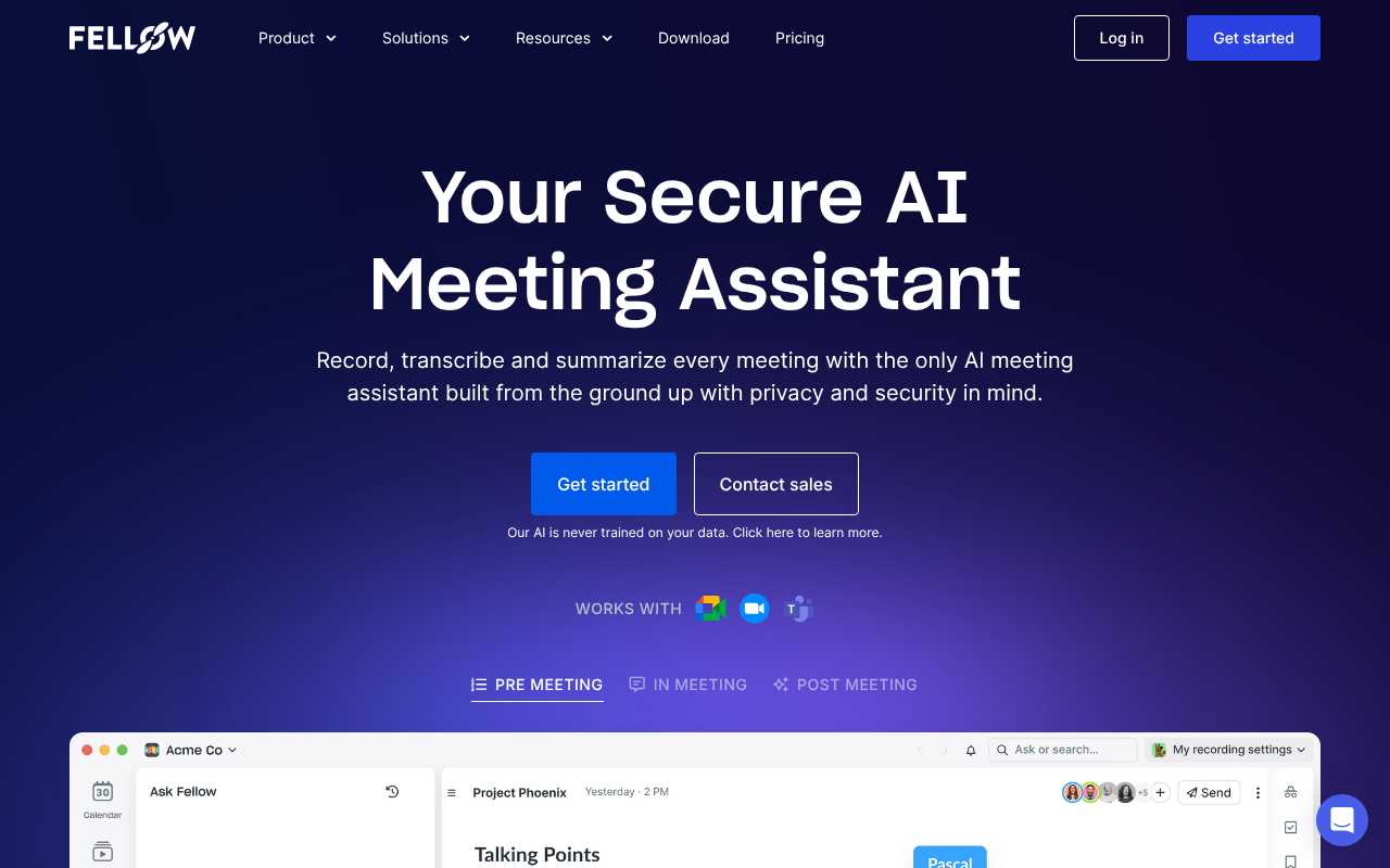 Fellow.app screenshot 1