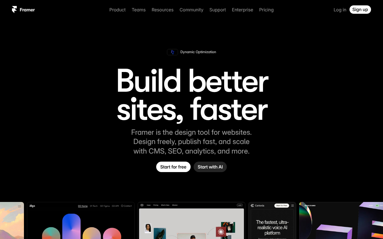 Framer screenshot 1