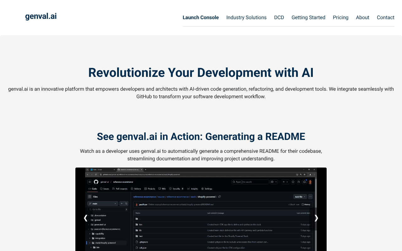 Genval.ai screenshot 1