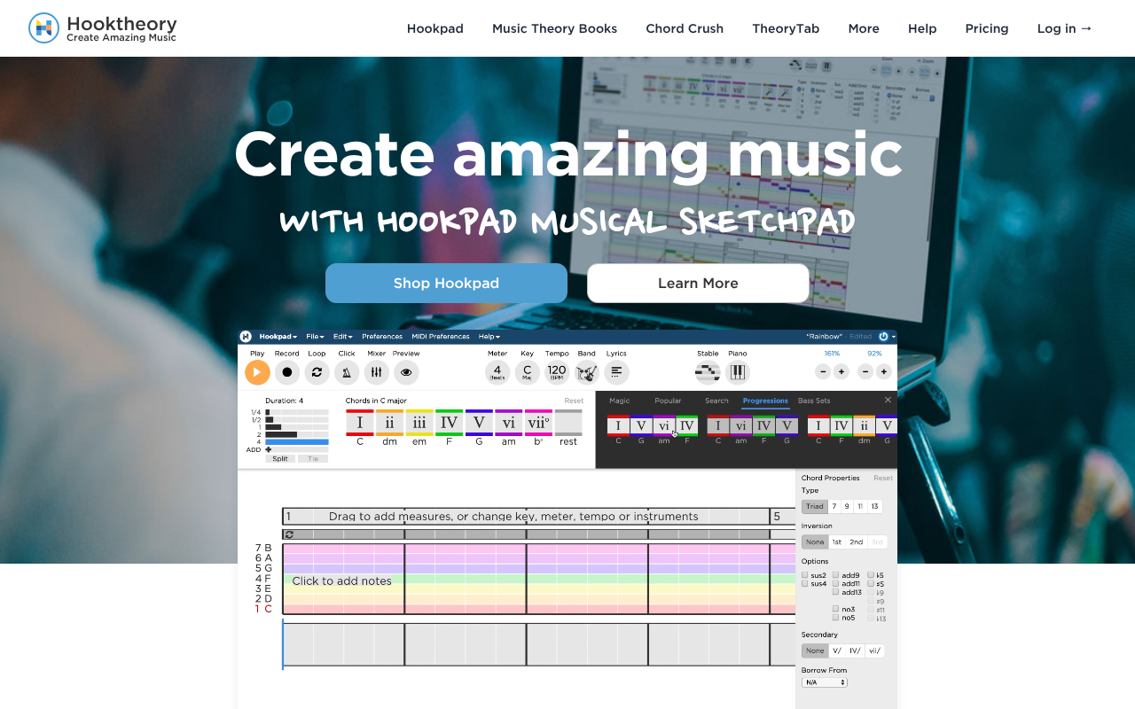 Hooktheory (Hookpad) screenshot 1