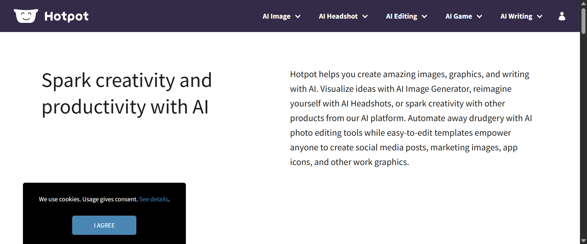 Hotpot.ai screenshot 1