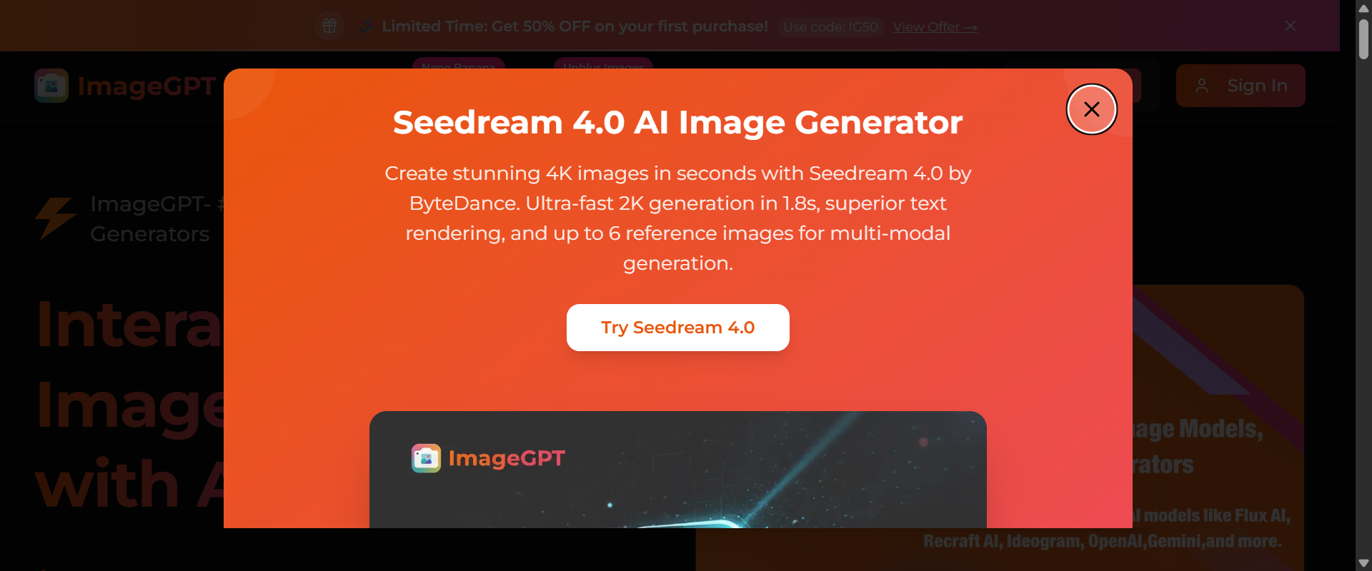 ImageGPT screenshot 1