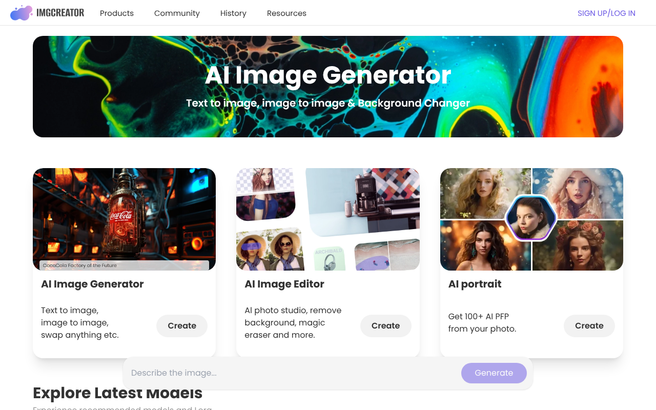 ImgCreator.AI screenshot 1