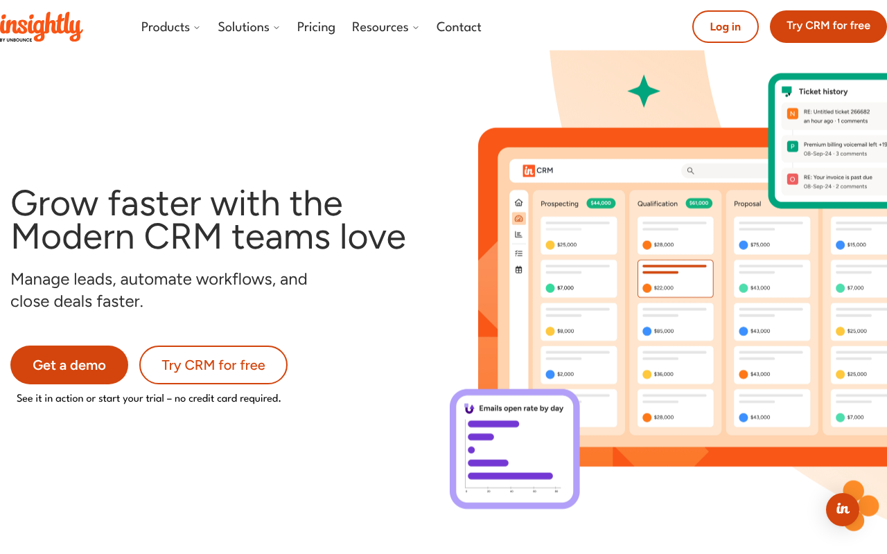 Insightly screenshot 1
