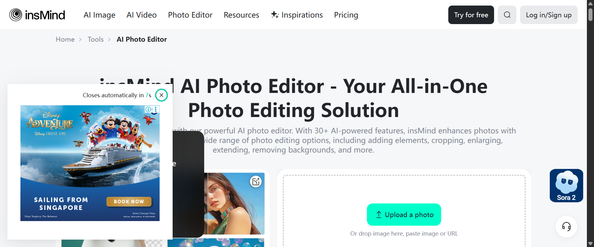Insmind AI Photo Editor screenshot 1