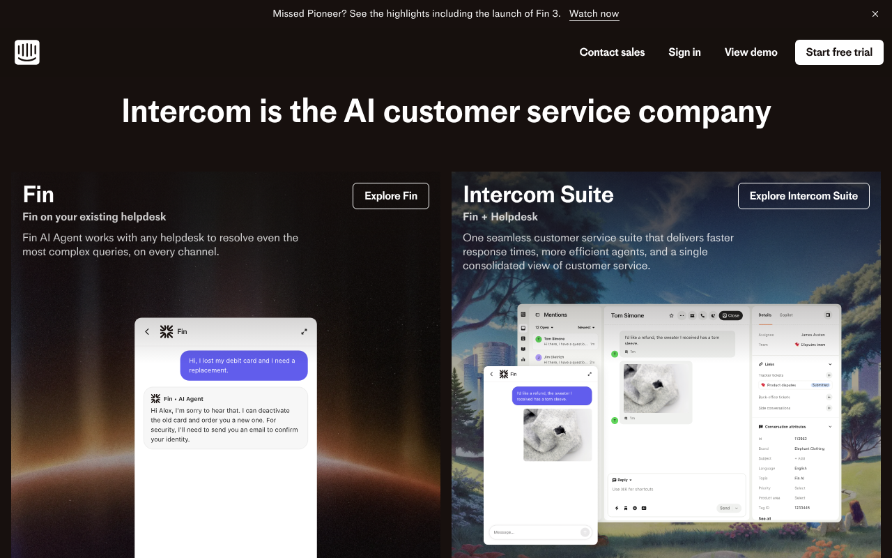 Intercom screenshot 1