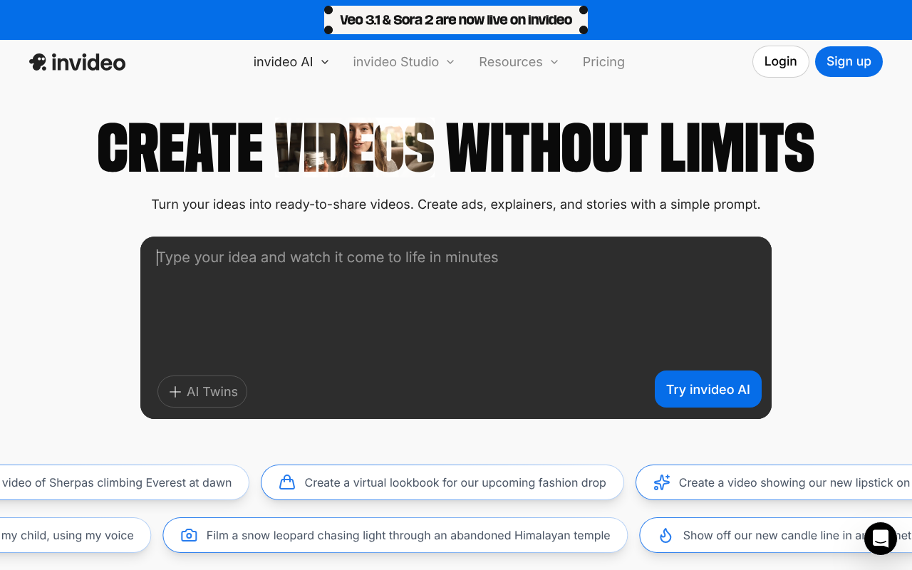 InVideo screenshot 1