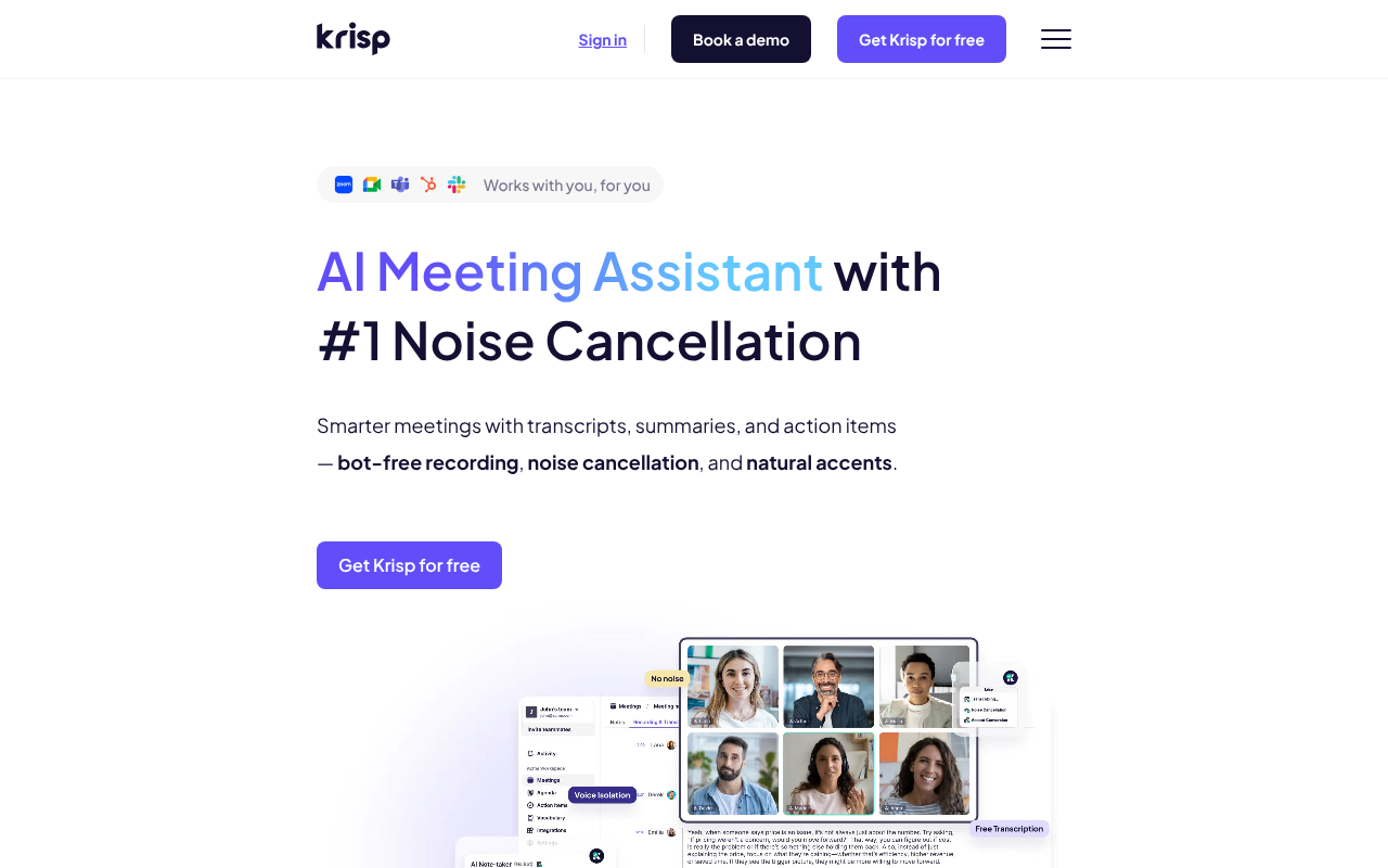 Krisp screenshot 1
