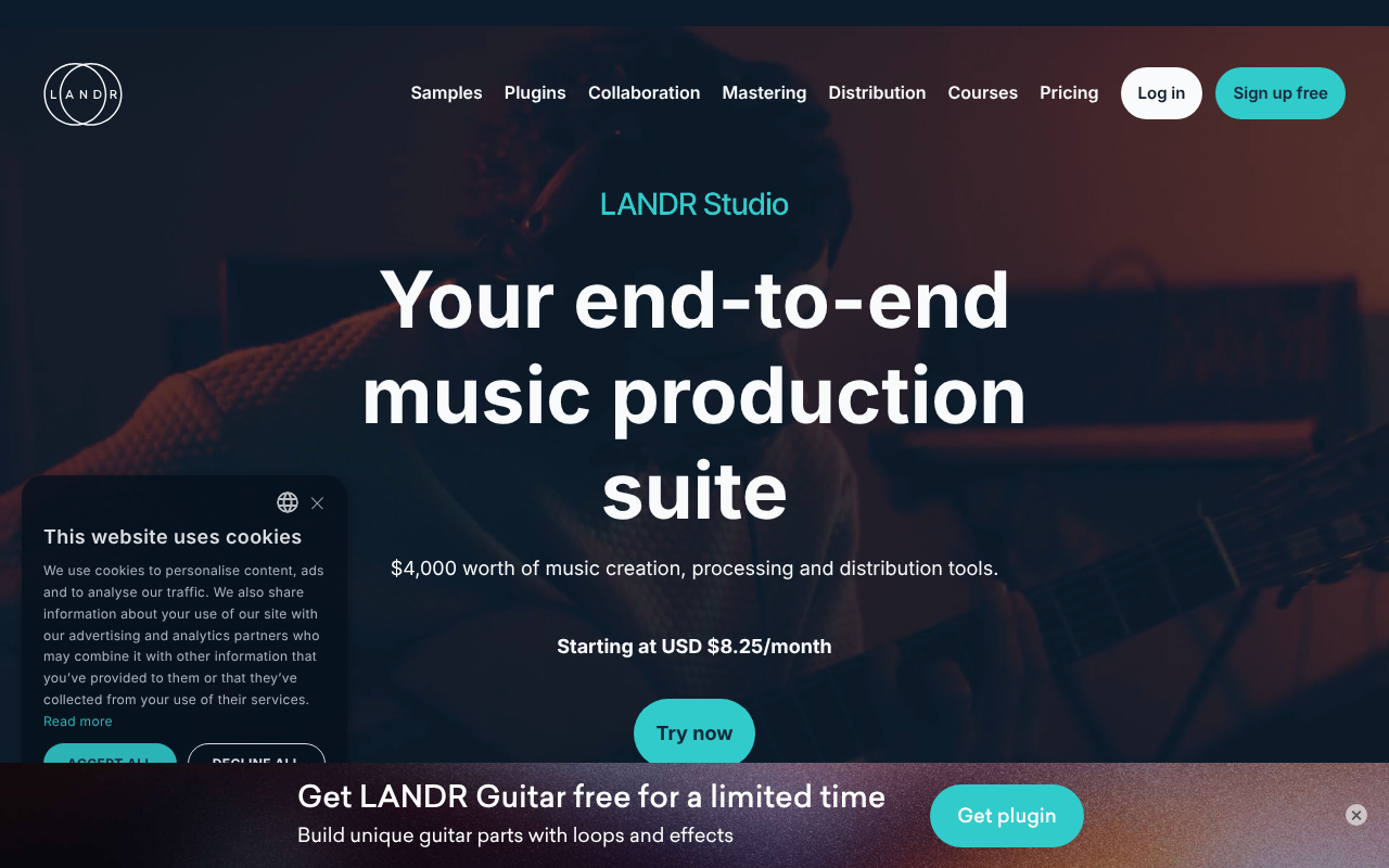 Landr screenshot 1