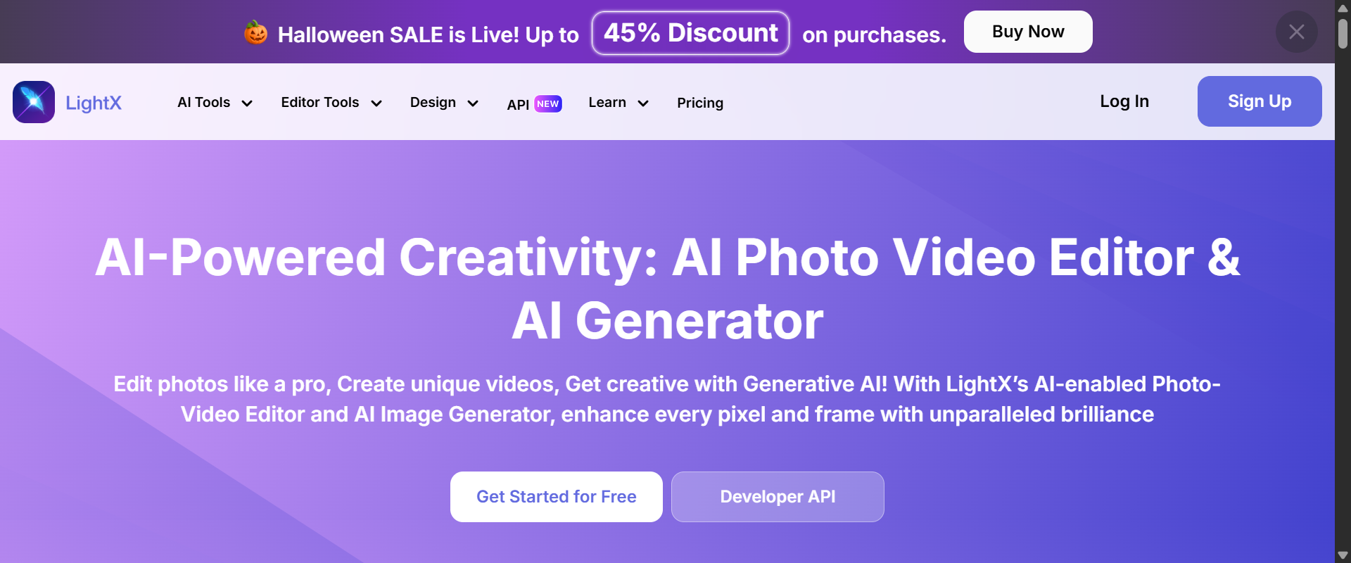 LightX Editor screenshot 1