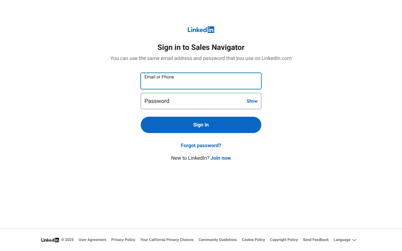LinkedIn Sales Navigator screenshot 1
