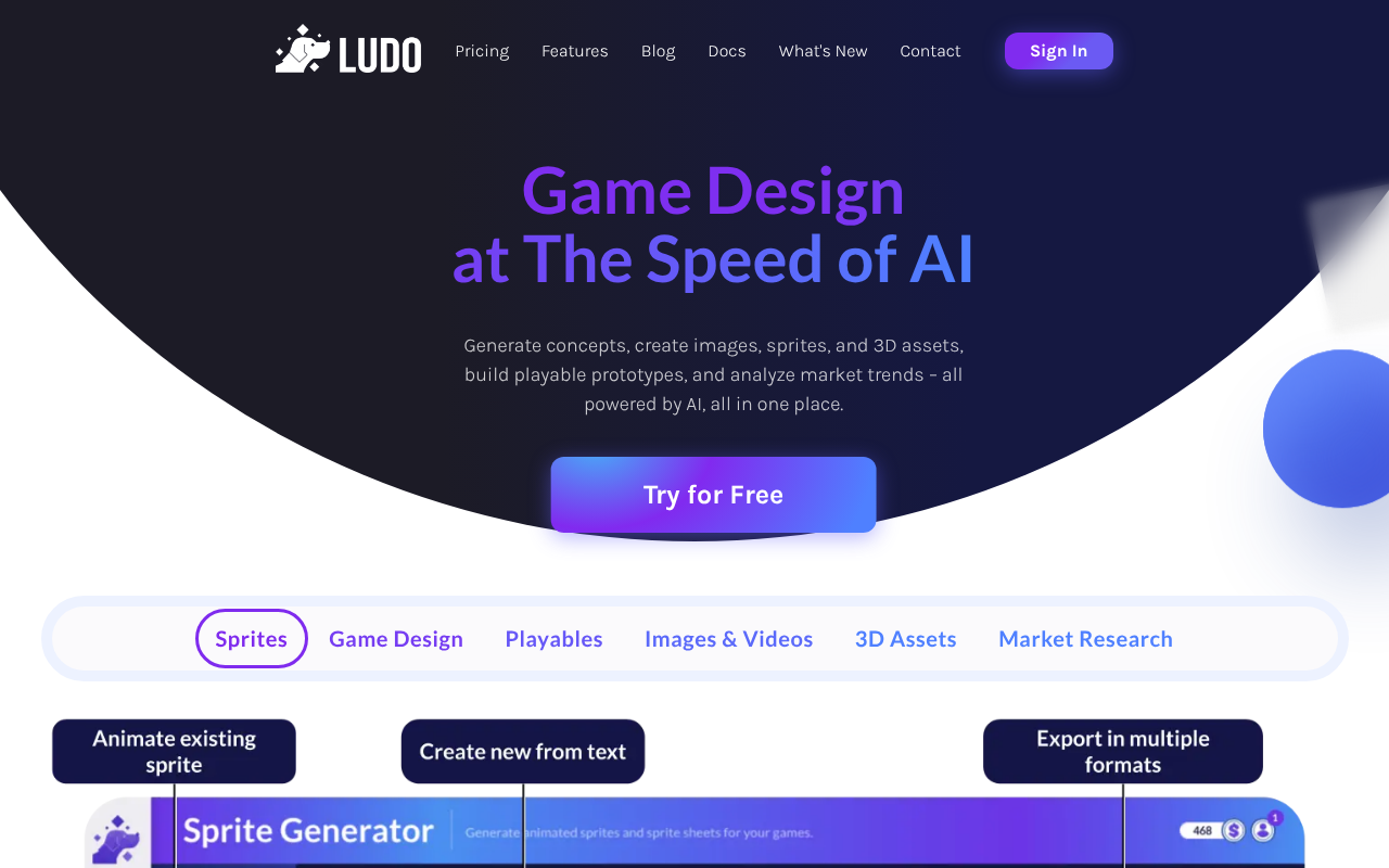 Ludo.ai screenshot 1