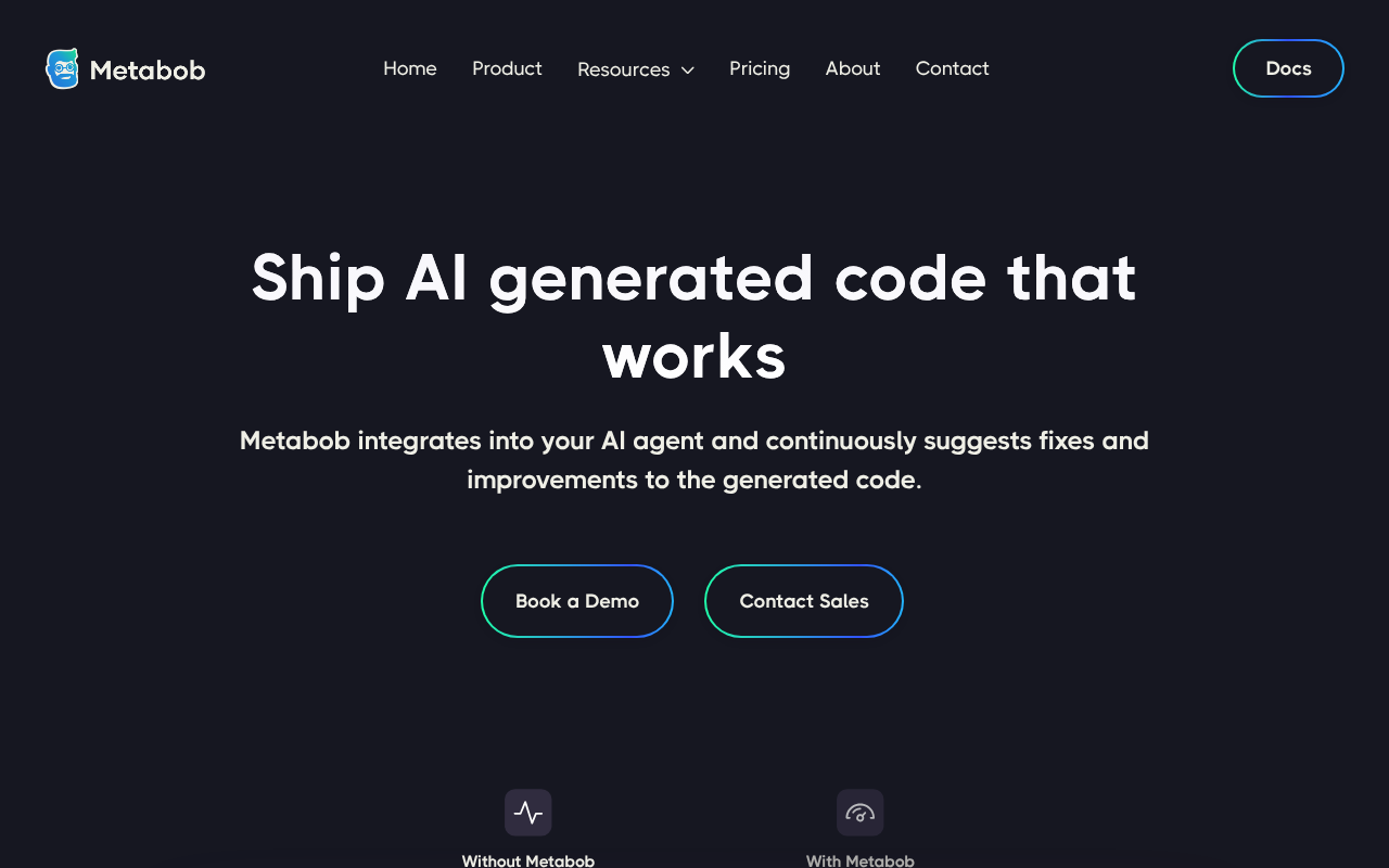 Metabob screenshot 1
