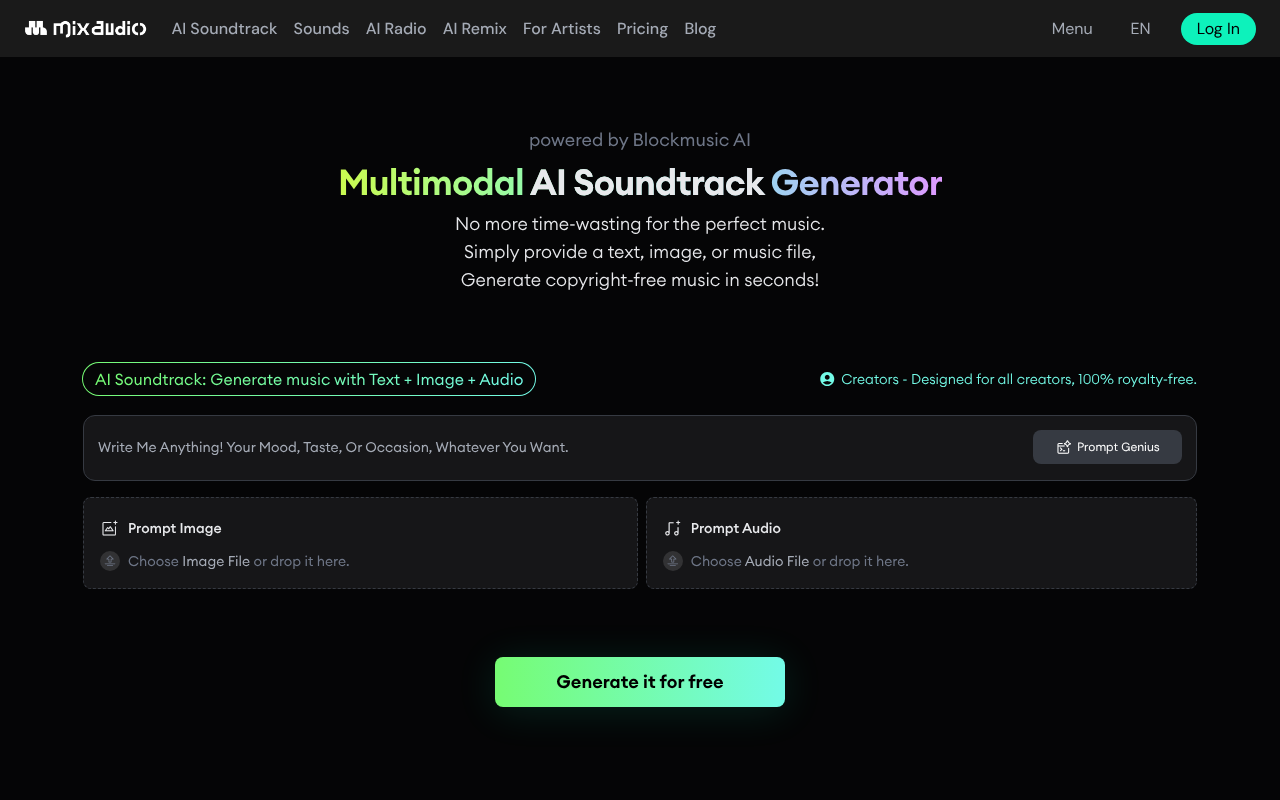 Mix.audio screenshot 1