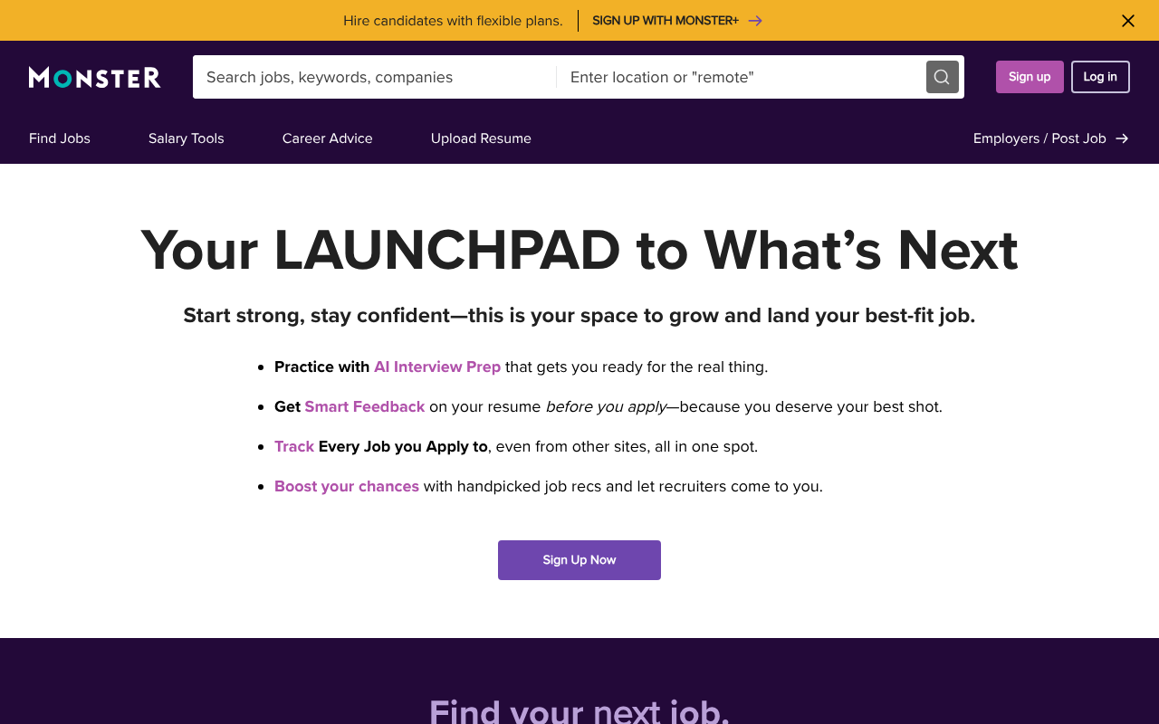 Monster.com screenshot 1