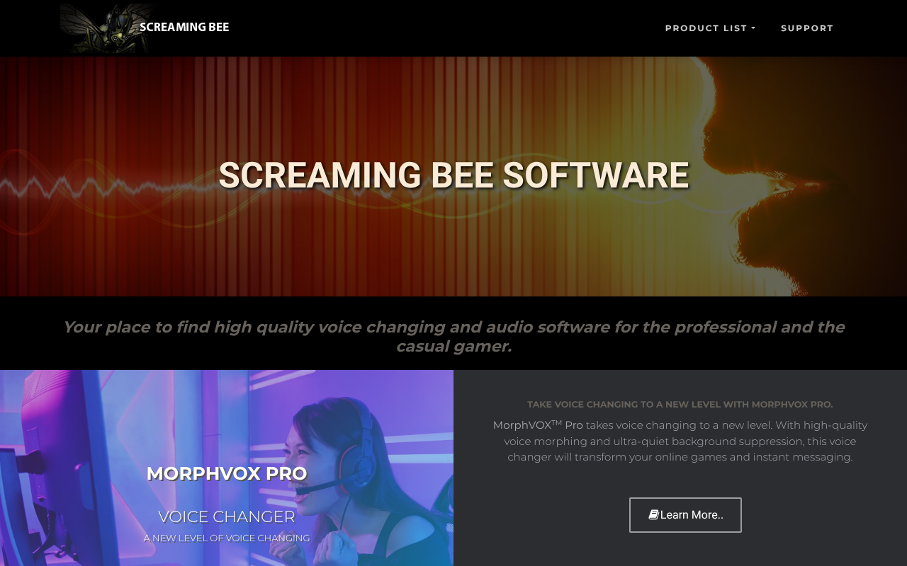MorphVOX (by Screaming Bee) screenshot 1