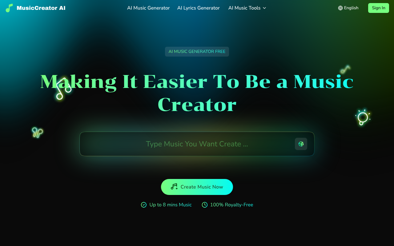 MusicCreator.ai screenshot 1