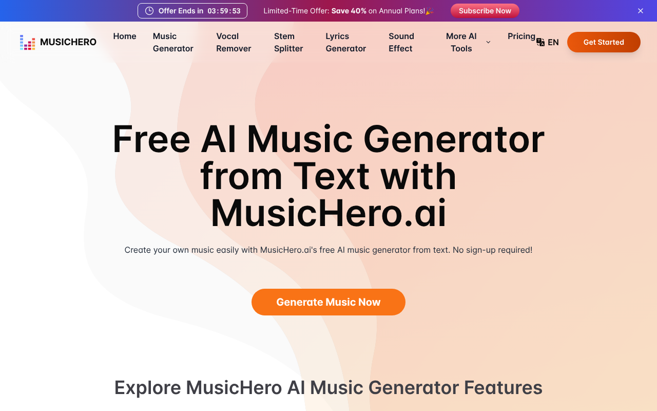 MusicHero.ai screenshot 1