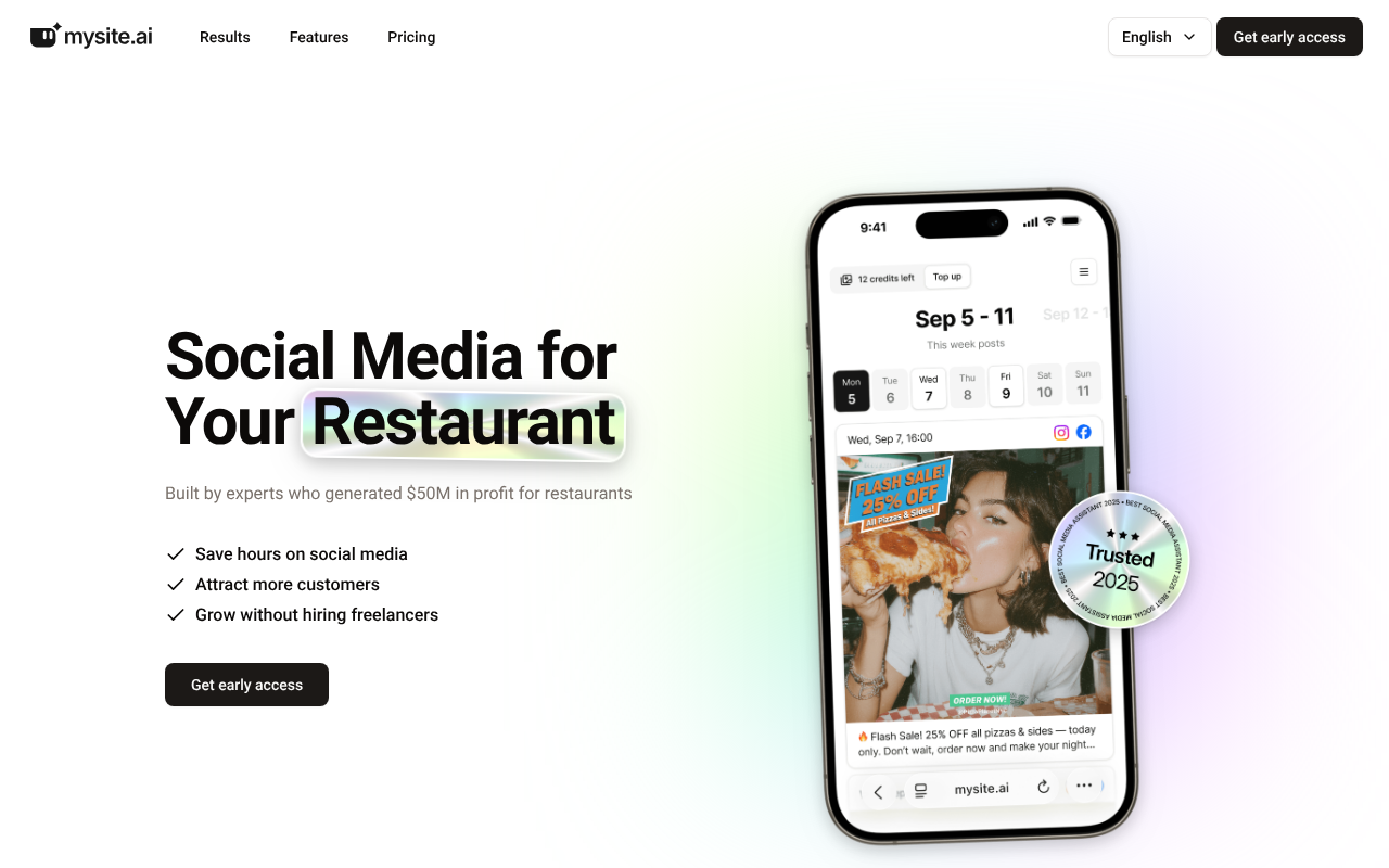 MySite.AI screenshot 1