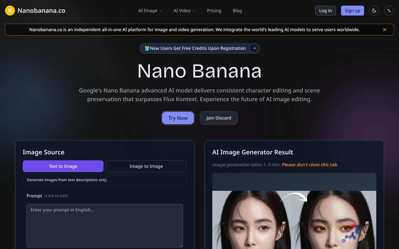 Nano Banana screenshot 1