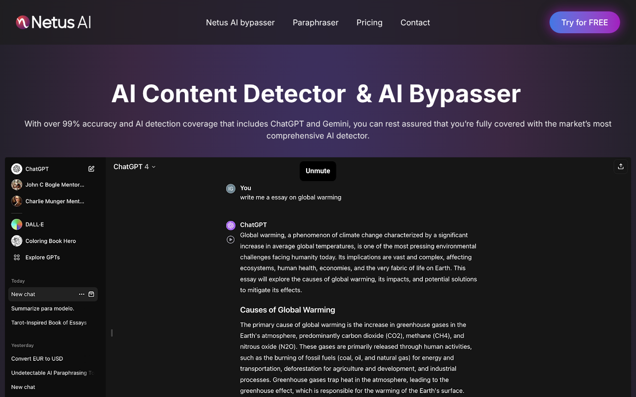 Netus AI screenshot 1