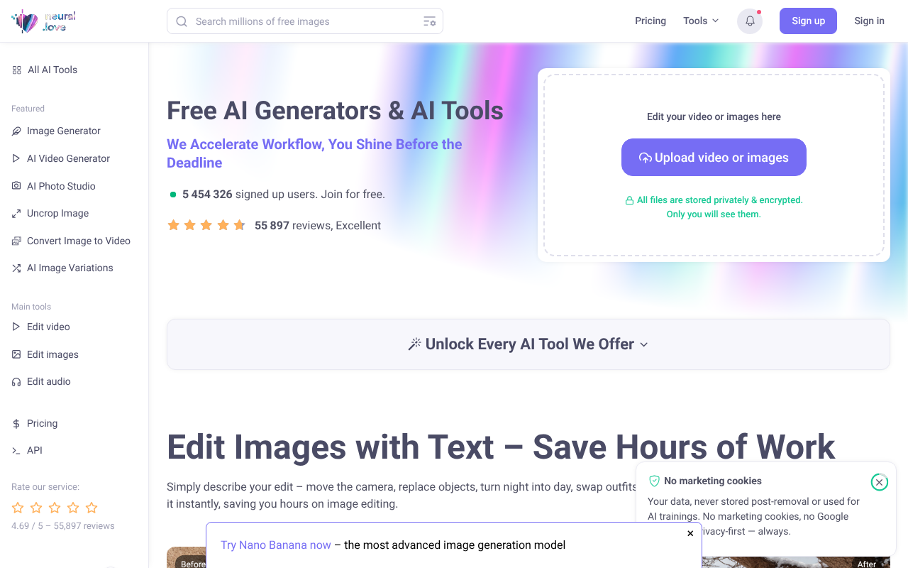 Neural.love screenshot 1