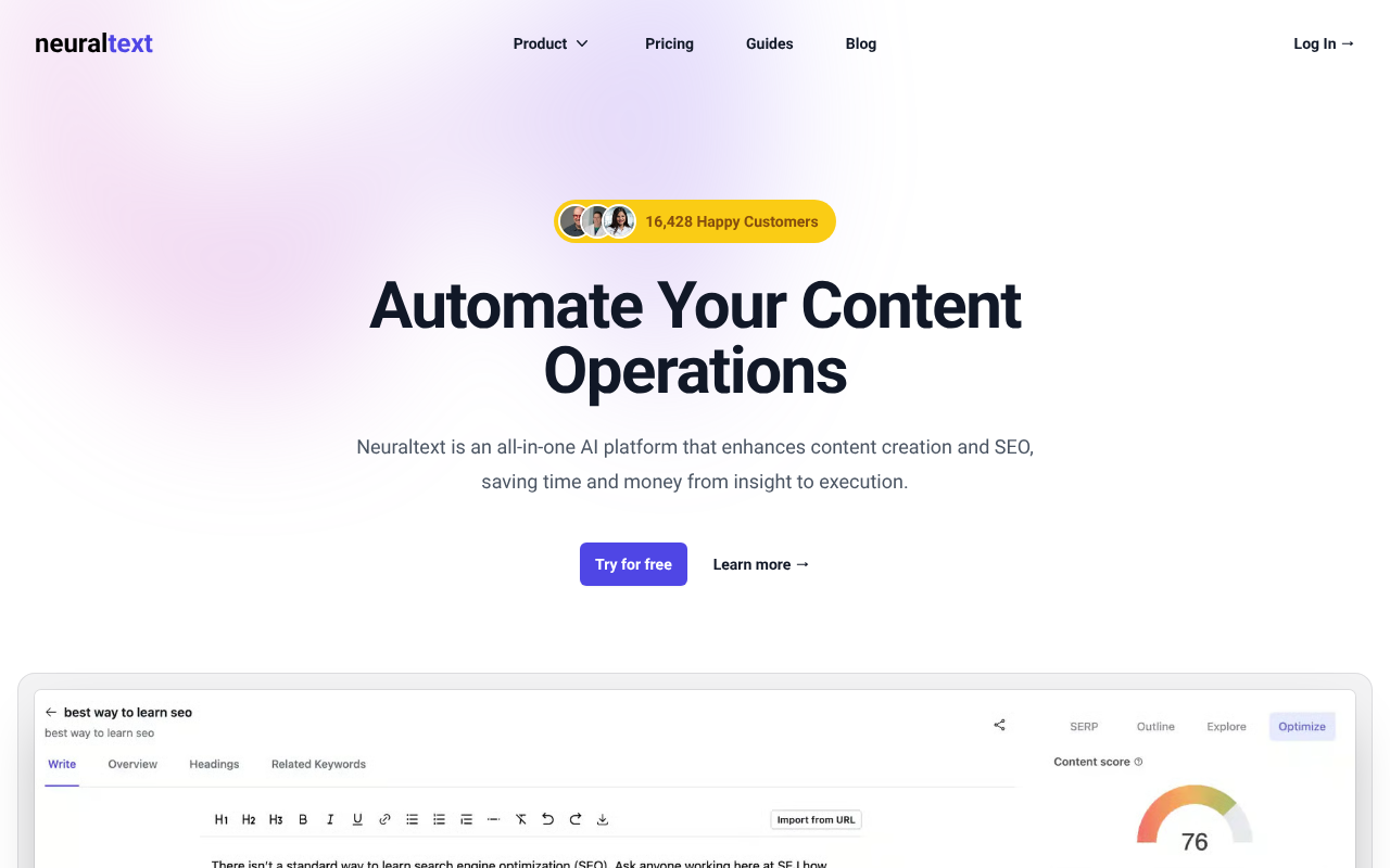 NeuralText screenshot 1