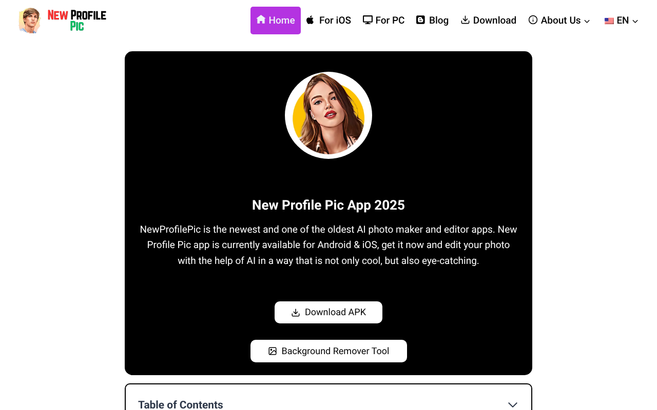 NewProfilePic App screenshot 1