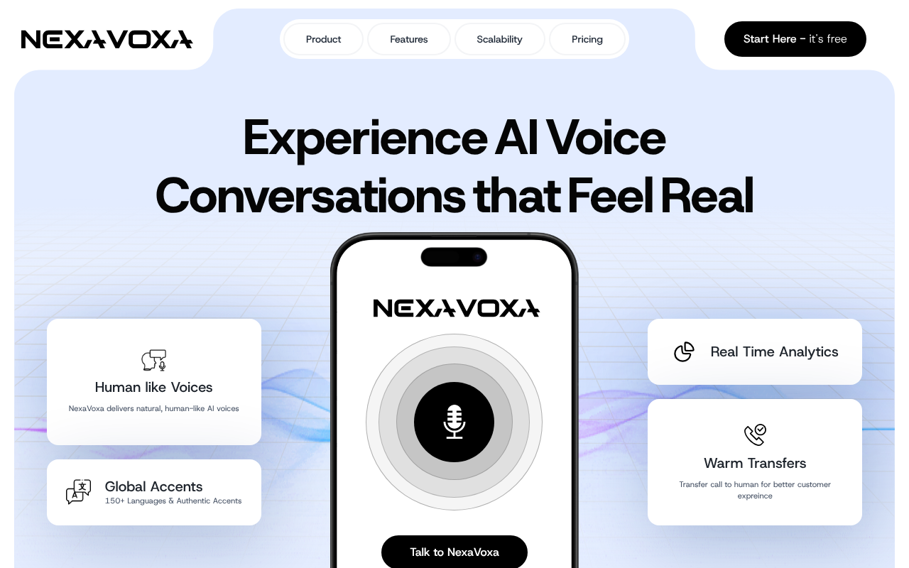 Nexavoxa screenshot 1