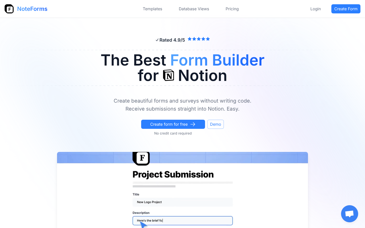 NoteForms screenshot 1