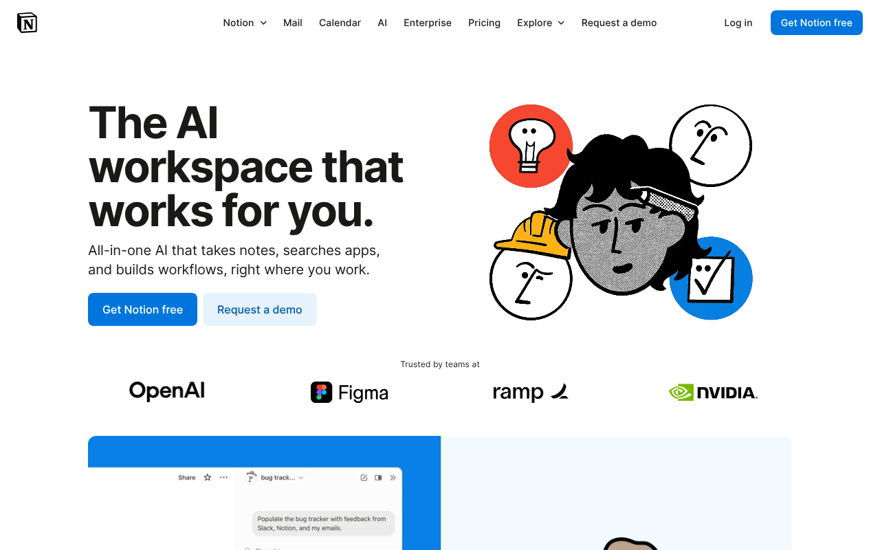 Notion AI screenshot 1