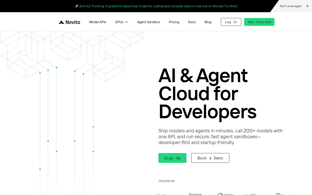 Novita.ai screenshot 1