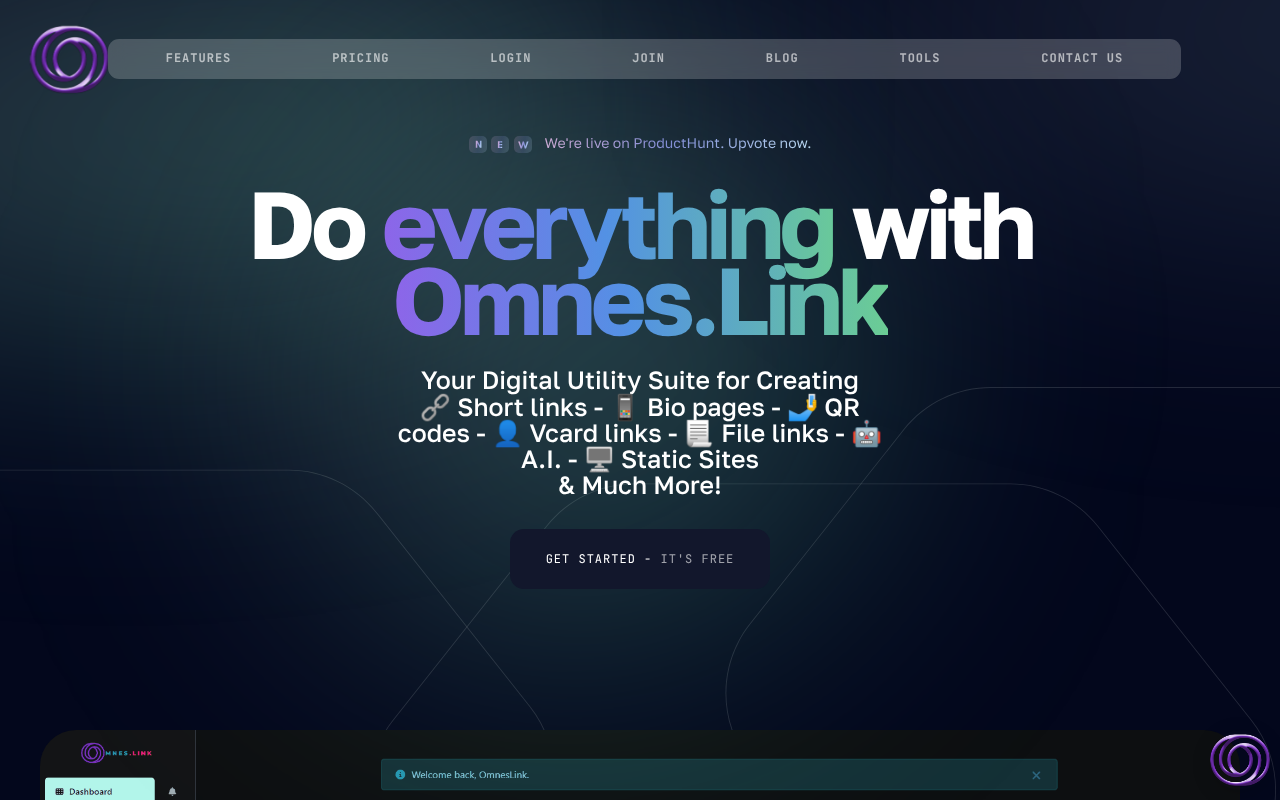 Omnes.link screenshot 1