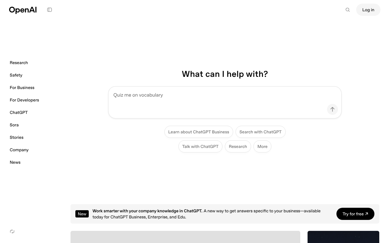 OpenAI screenshot 1