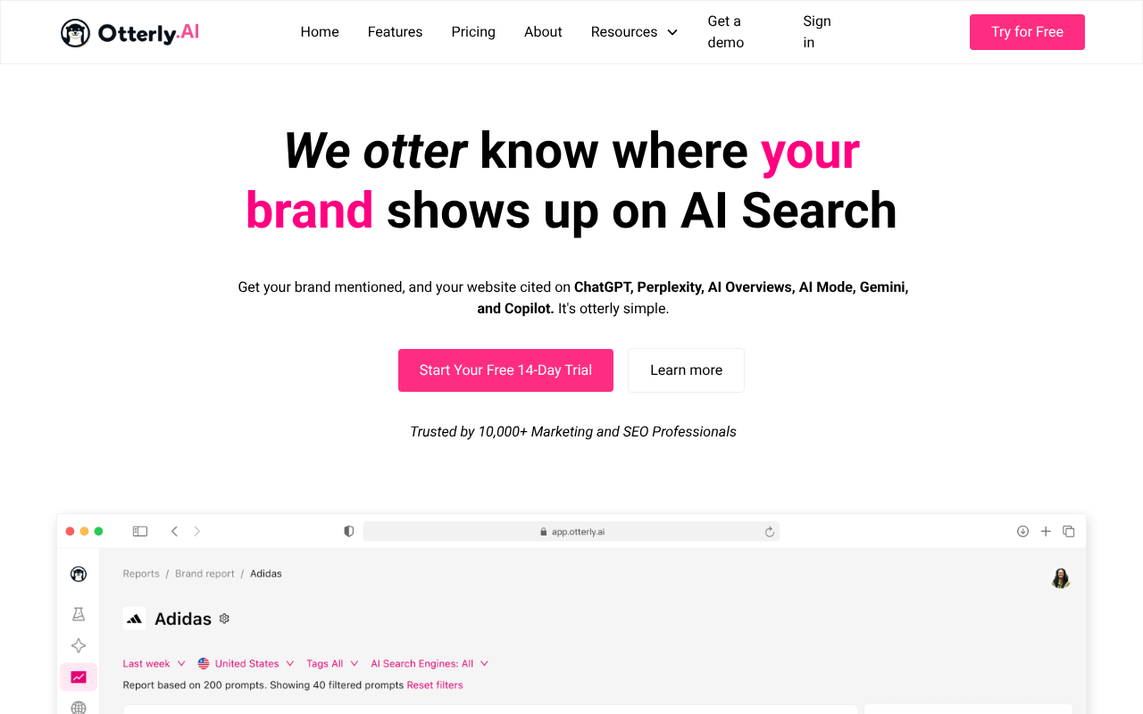 Otterly AI screenshot 1