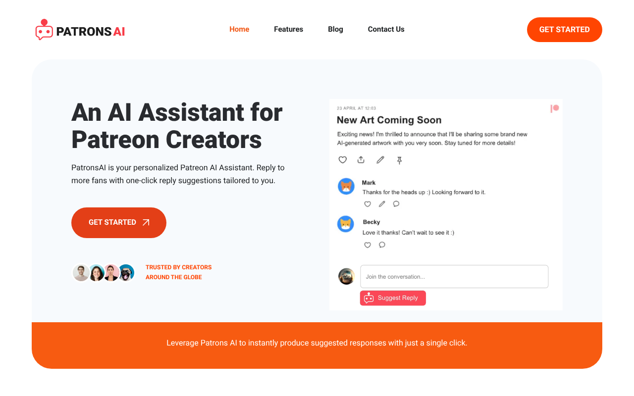 PatronsAI screenshot 1