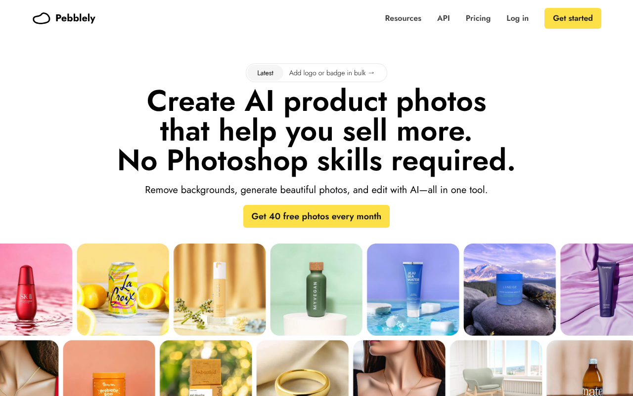 Pebblely screenshot 1