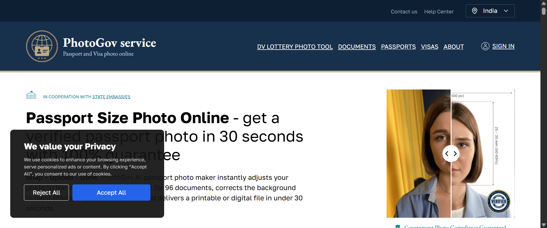 PhotoGov screenshot 1