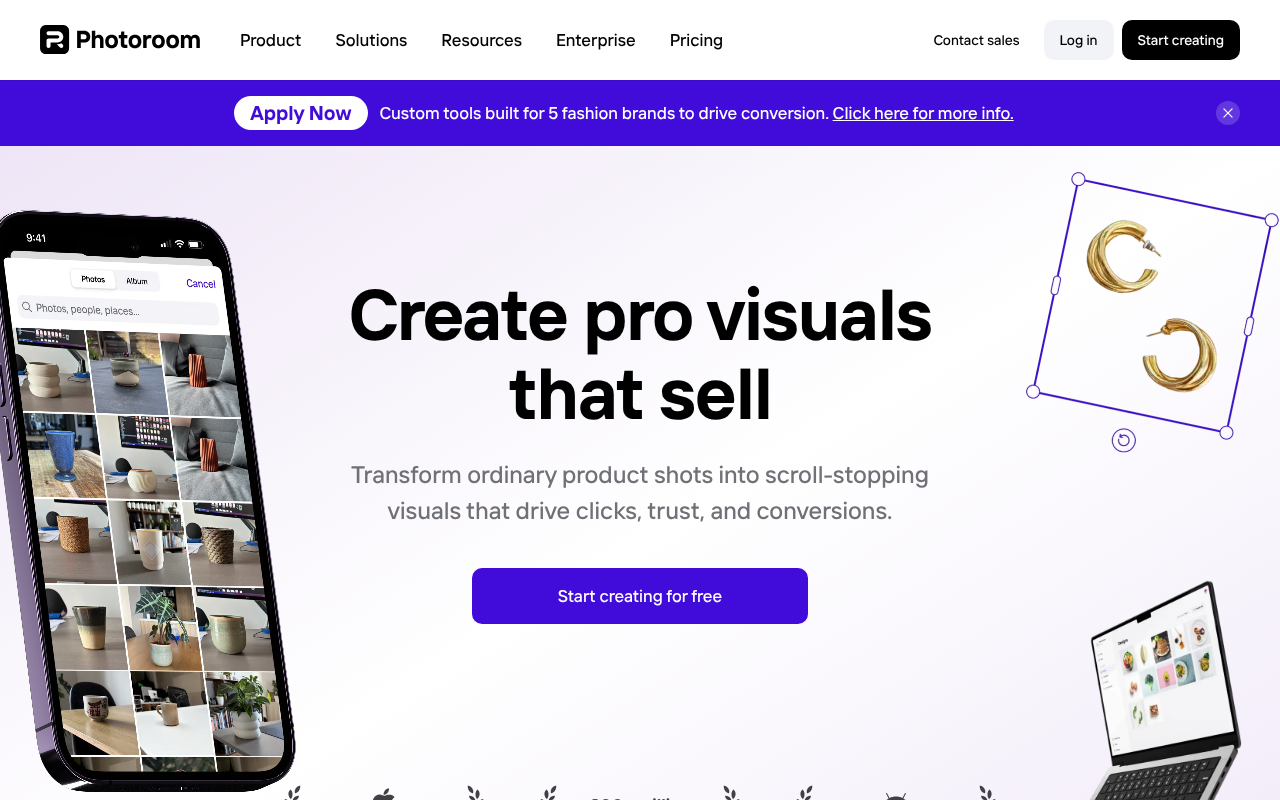 PhotoRoom screenshot 1
