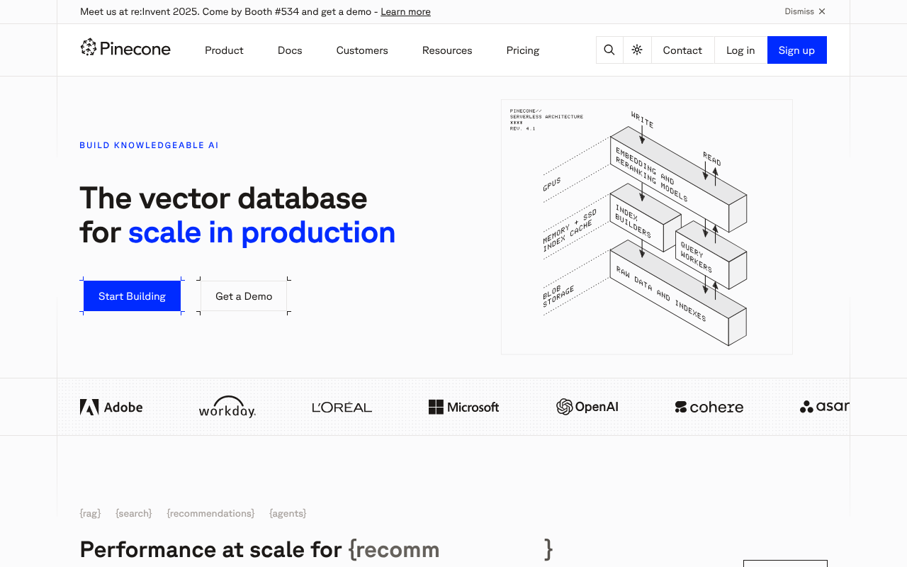 Pinecone screenshot 1
