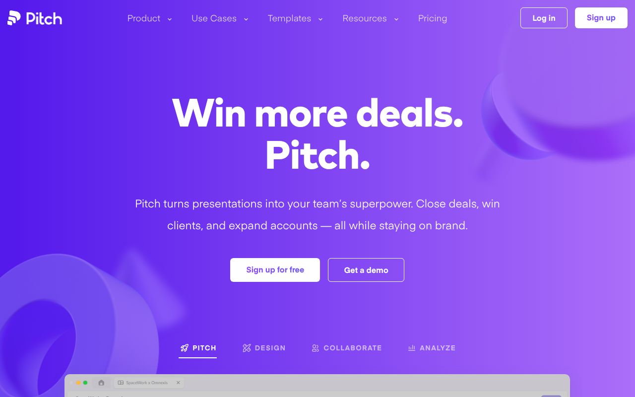 Pitch screenshot 1