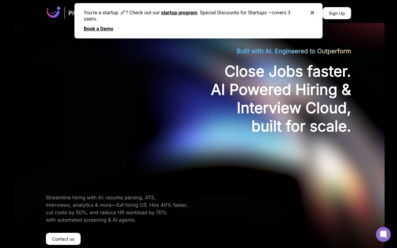 Pitch'n Hire screenshot 1