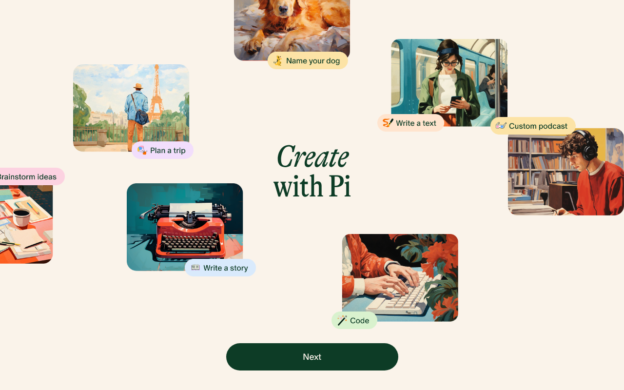 Pi, your personal AI screenshot 1